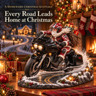 🏍️🎅 Santa’s Ride Home™ | Motorcycle Santa Christmas Figurine