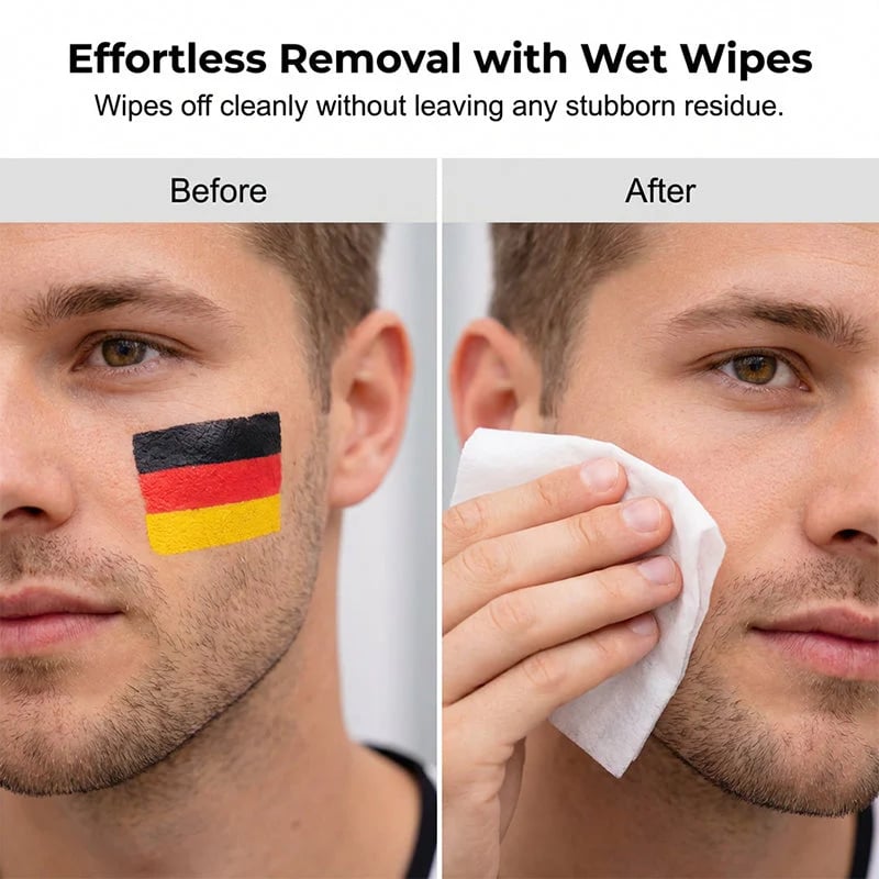 🏆 Last Day 50% OFF 🎉National Flag Face Paint Stick for Sports Fans! ⚽
