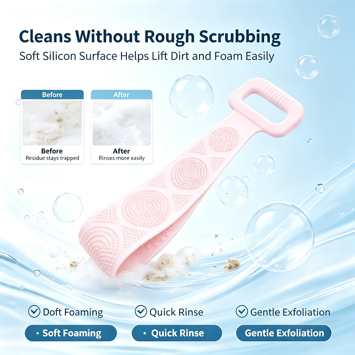 Silicon Body Scrubber Belt