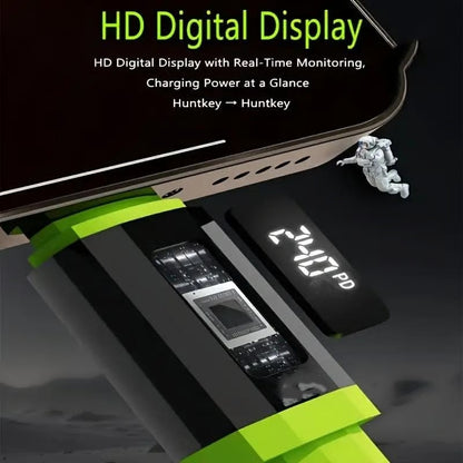 240W Fast Charging Cable, Type-C Smart Quick Charge High-Power Data Cable