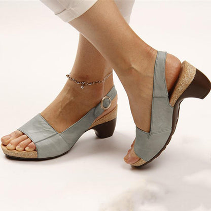 😍Last Day 49% OFF😍-Womens Comfortable Elegant Low Chunky Heel Shoes