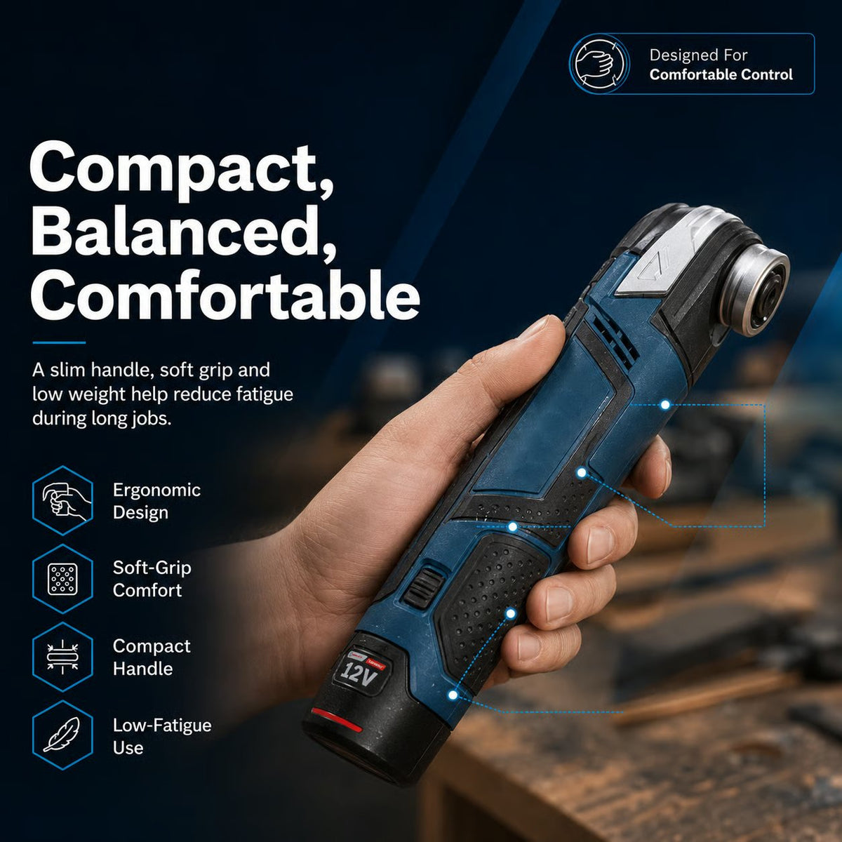 🔥Today 50% Off🔥12V-28 Compact Cordless Multi-Cutter