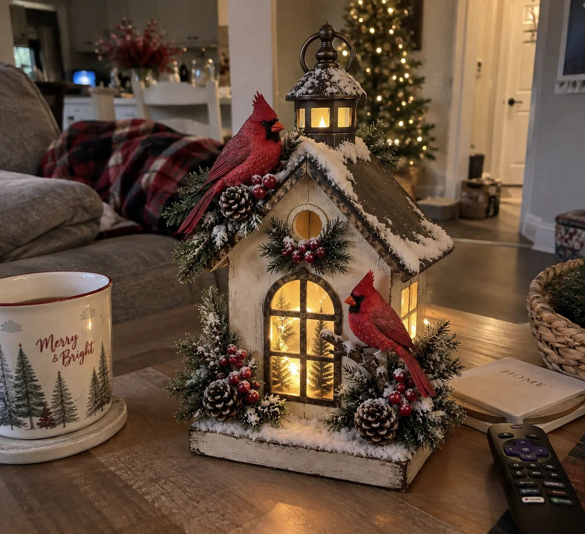 A Little Winter Home for Cardinal Lovers