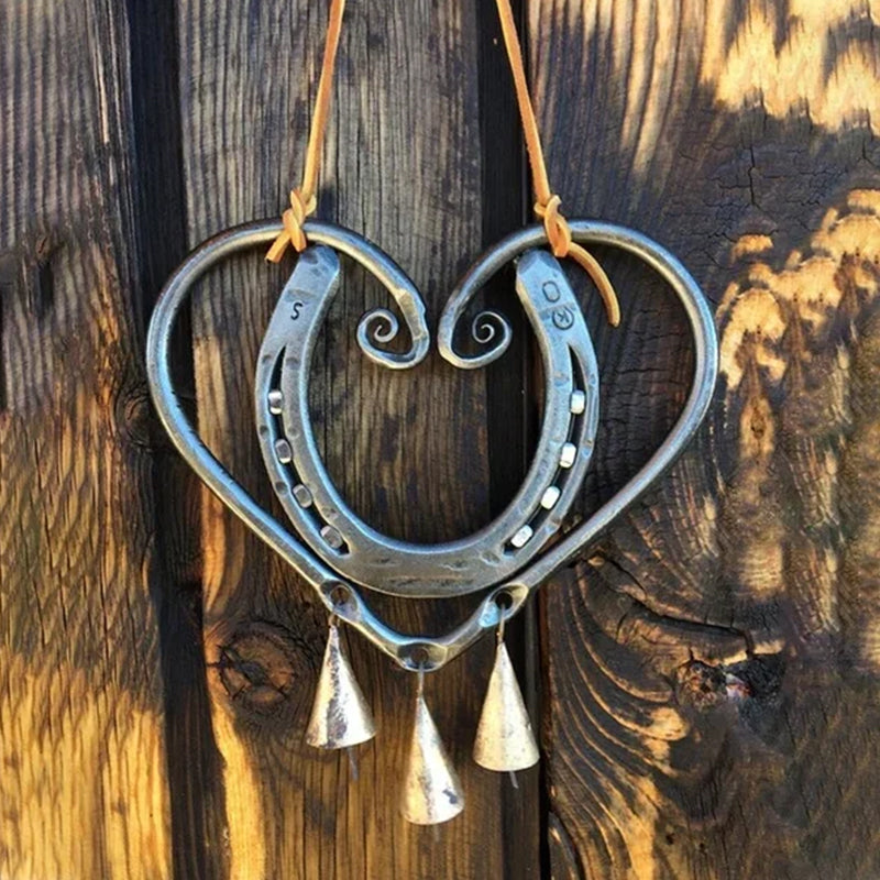 100% Handmade | The Horseshoe Heart Wind Chime ❤