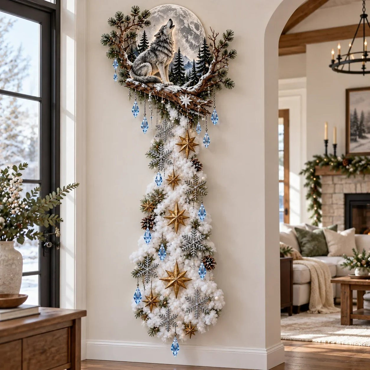 ✨ Enchanted Christmas Magic Trail Wall Light – A Touch of Winter Magic ✨