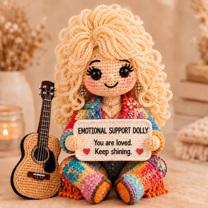 ⏳ Last Day 49% OFF – ❤️ Emotional Support Handmade Crochet Doll | 3 Heartwarming Styles with Encouraging Message Cards for Friendship, Comfort & Meaningful Gifts 🧶