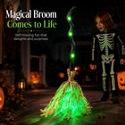 🔥 Magic Animated Witch Broom Halloween Decoration