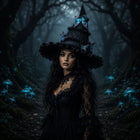 🖤 Gothic Butterfly Witch Hat™