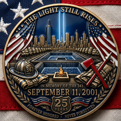 🧢Never Forget 343 Memorial Cap 🎁 Buy the Cap Get the Matching Tribute Coin FREE