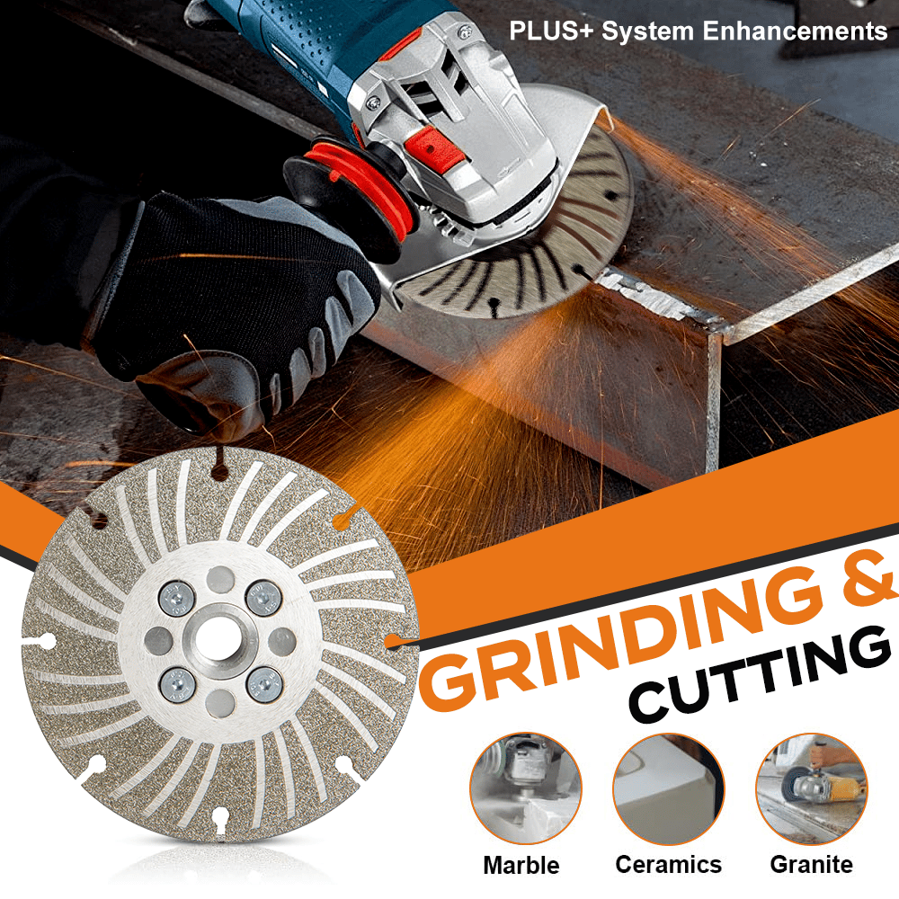 🔥Last Day 50% OFF-Angle Grinding Wheel - Electroplated Diamond - 4 1/2" /5"/6" PLUS+