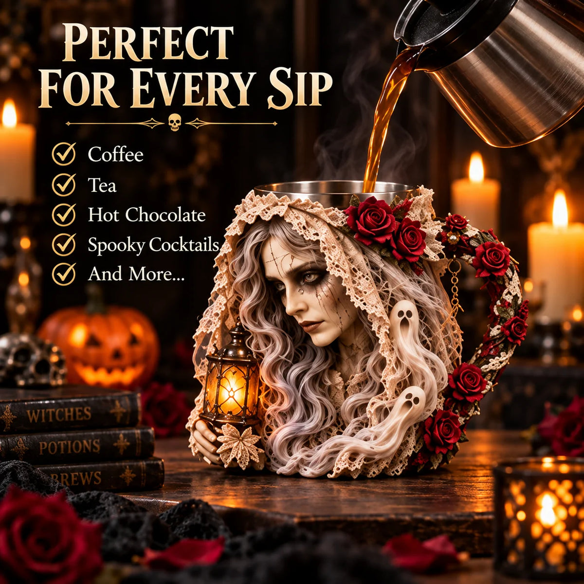 👻 Halloween Limited Edition |Haunted Spirits™ 3D Halloween Mug Collection🎃