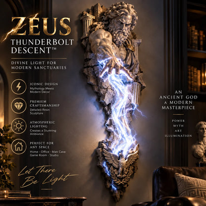 ⏰Limited Stock 50% OFF -  ⚡🌊 Mythological Sculpture Wall Lamp Collection 🏛️✨
