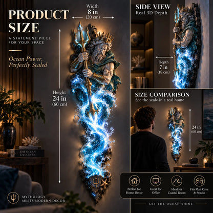 ⏰Limited Stock 50% OFF -  ⚡🌊 Mythological Sculpture Wall Lamp Collection 🏛️✨