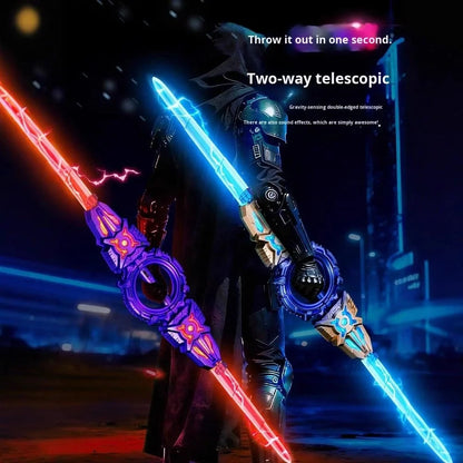 🔥Free Shpping⚔️ 24-Color Retractable LED Light Sword