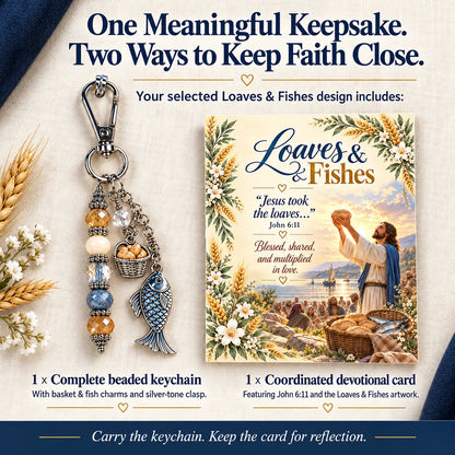 ⏳ Last Day 49% OFF – ✝️ Christian Scripture Keepsake Keychain | 23 Faith-Inspired Designs with Matching Devotional Card 🤍