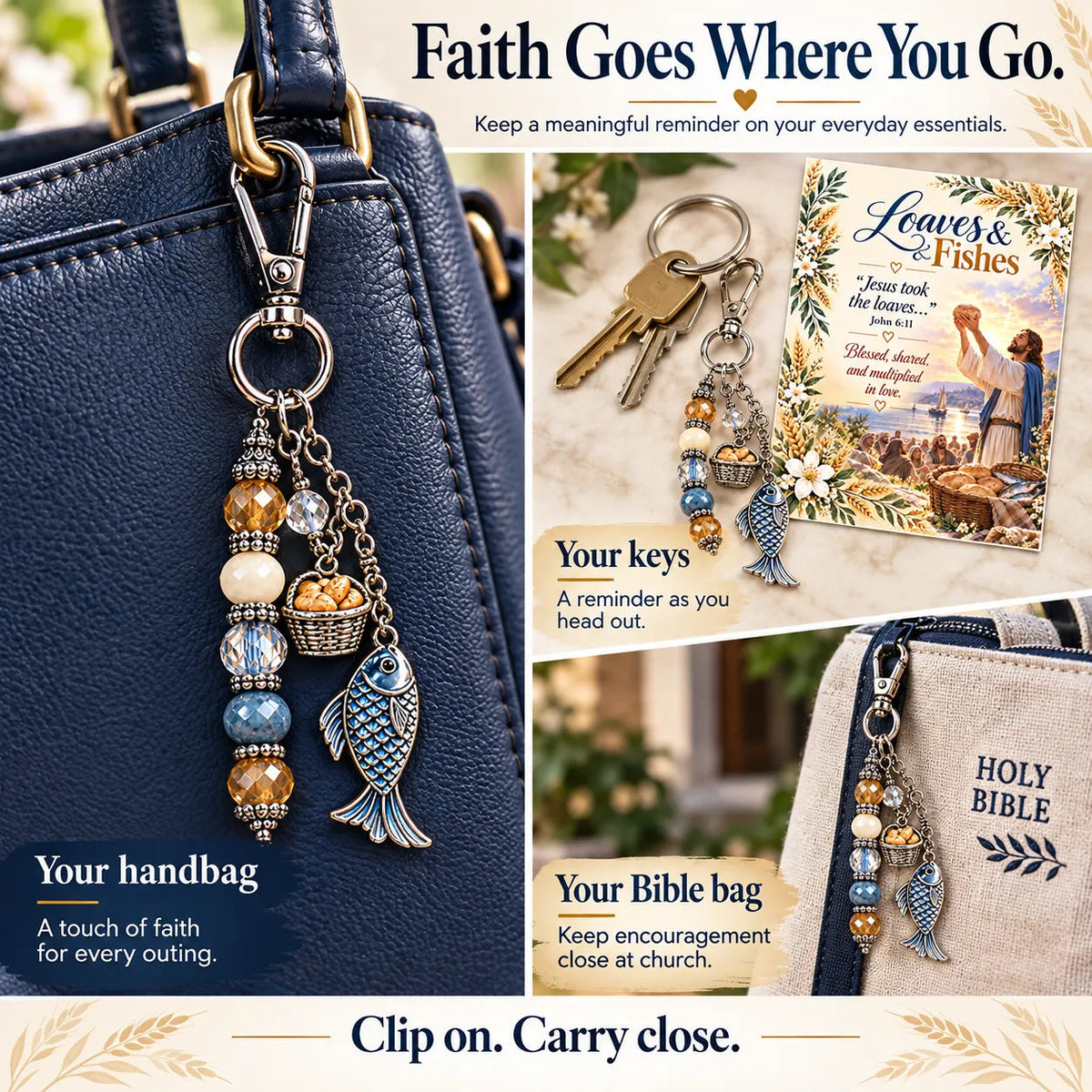 ⏳ Last Day 49% OFF – ✝️ Christian Scripture Keepsake Keychain | 23 Faith-Inspired Designs with Matching Devotional Card 🤍