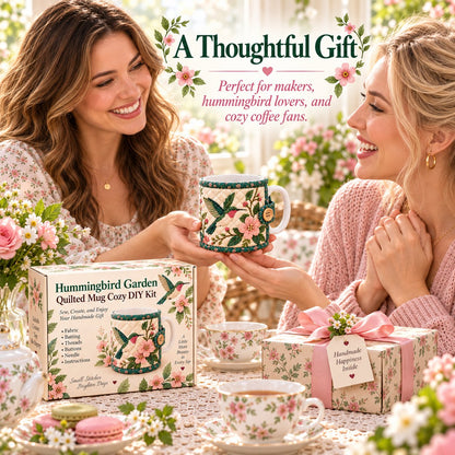 ✨🌸Garden Quilted Mug Cozy DIY Kit