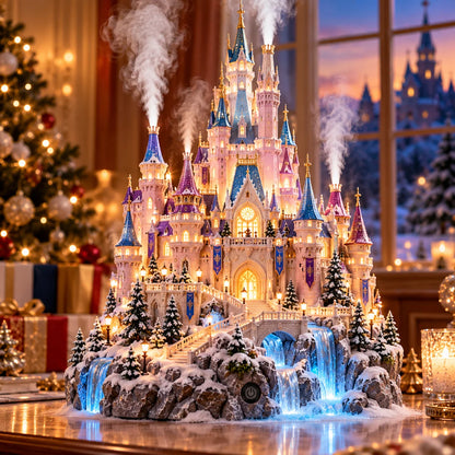 🔥LAST DAY 49% OFF🏰✨ Fairytale Castle Humidifier – Magical Mist, Glowing Windows & Storybook Home Decor