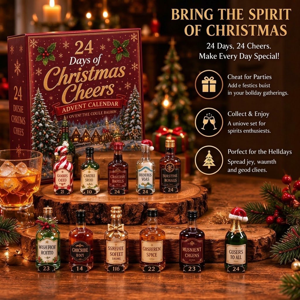 🥂 Raise a Toast to the Season: 24 Days of Christmas Cheers Advent Calendar 2026