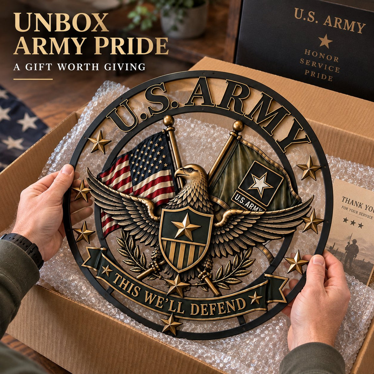 U.S. Army Tribute Wall Decor