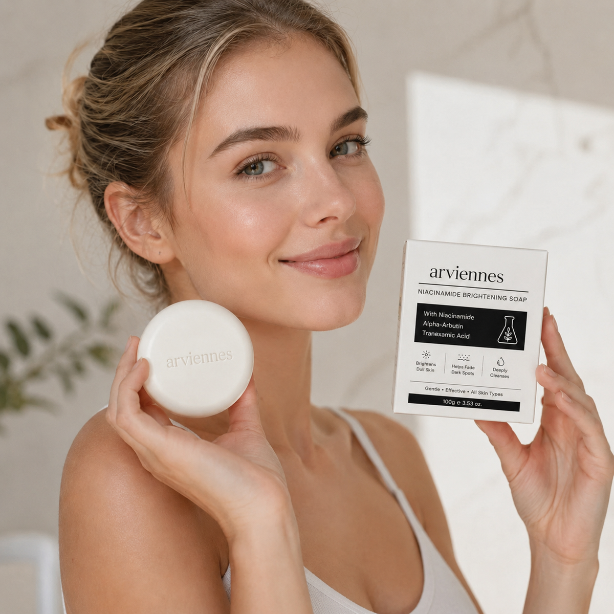 🛀🏻Niacinamide Skin Brightening Soap melasma dark spots freckle