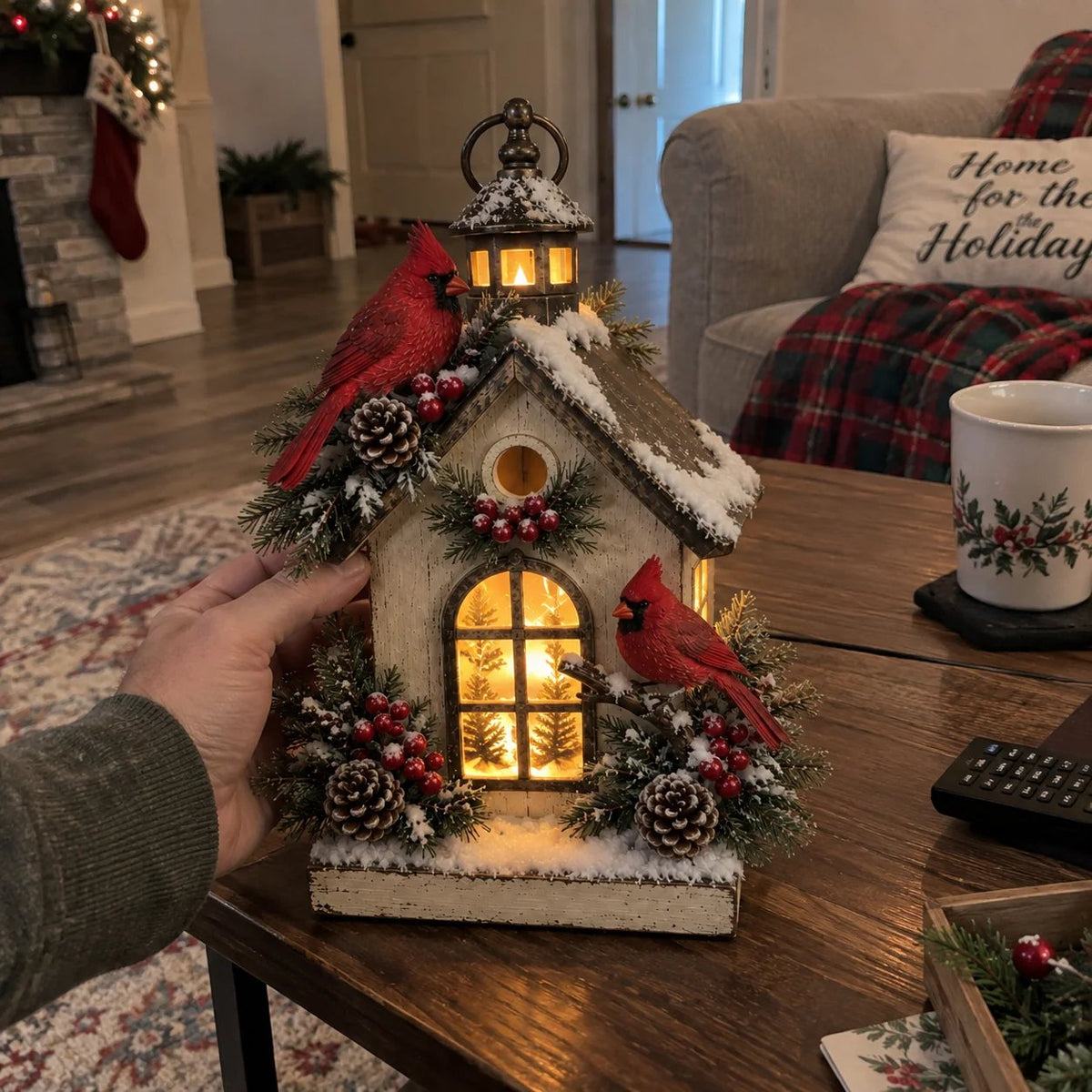 A Little Winter Home for Cardinal Lovers