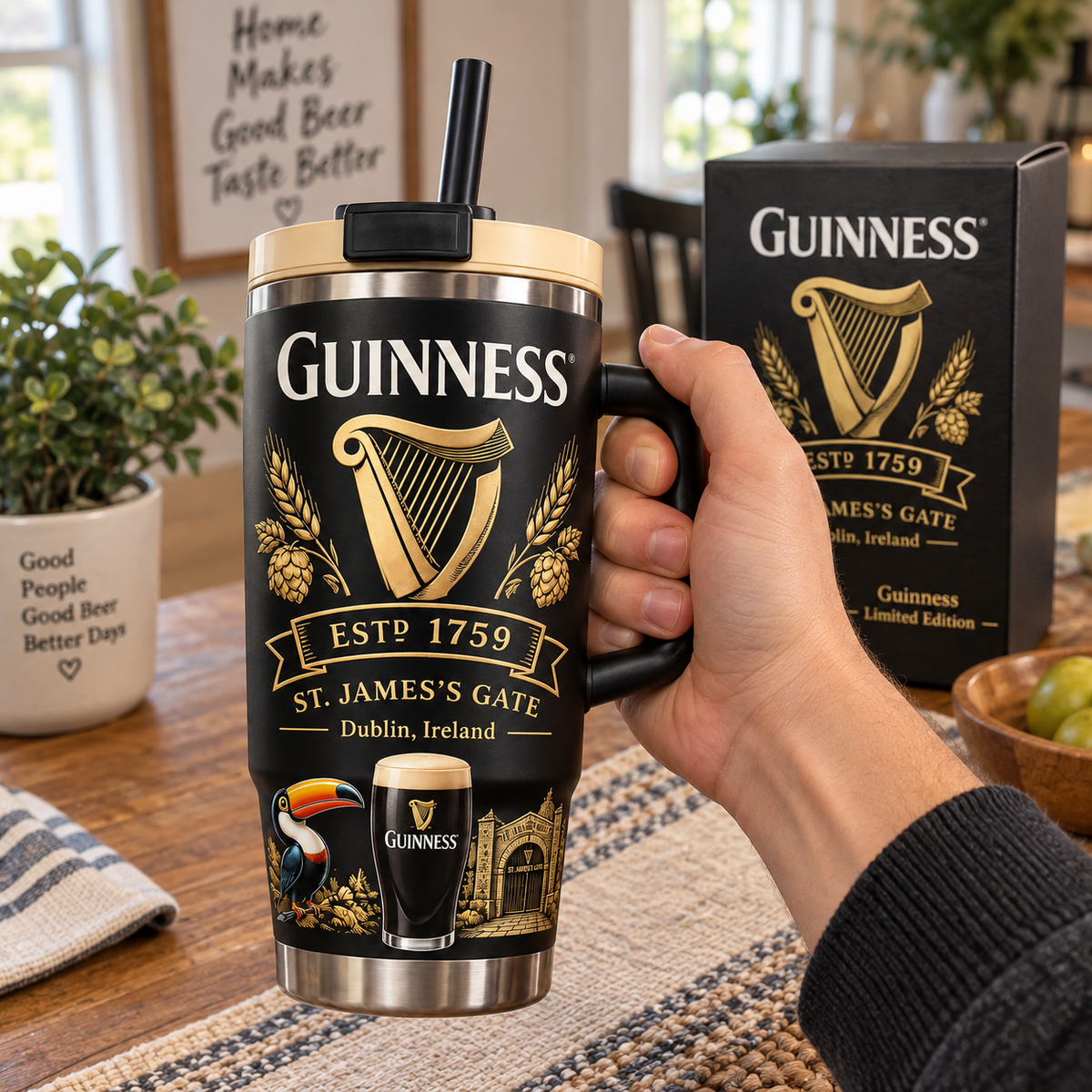 Guinness Limited Edition Heritage Insulated Travel Tumbler