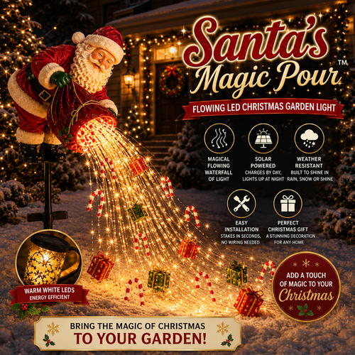 ✨48% OFF -Santa’s Magic Pour – Flowing LED Christmas Garden Light
