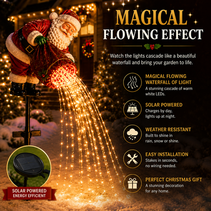 ✨48% OFF -Santa’s Magic Pour – Flowing LED Christmas Garden Light