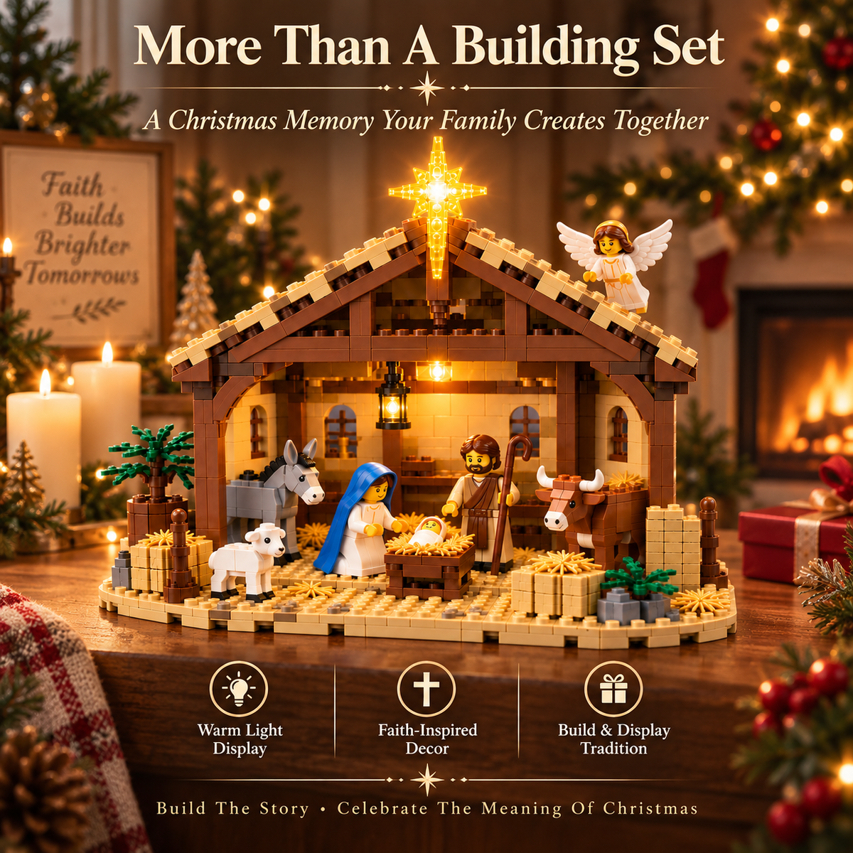 🔥Last Day 90% OFF🔥🌟The Nativity Story Building Block Set🎁