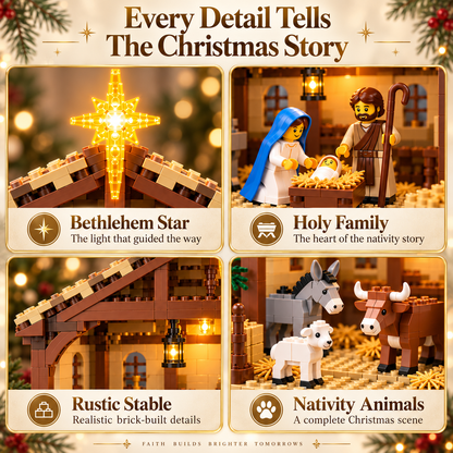 🔥Last Day 90% OFF🔥🌟The Nativity Story Building Block Set🎁