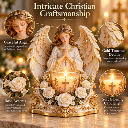 Light of Faith™ – Sacred Christian Candle Holder ✝️🕯️