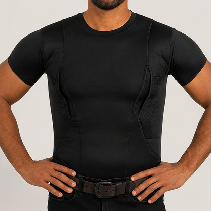 Ambidextrous Concealed Carry Compression Shirt