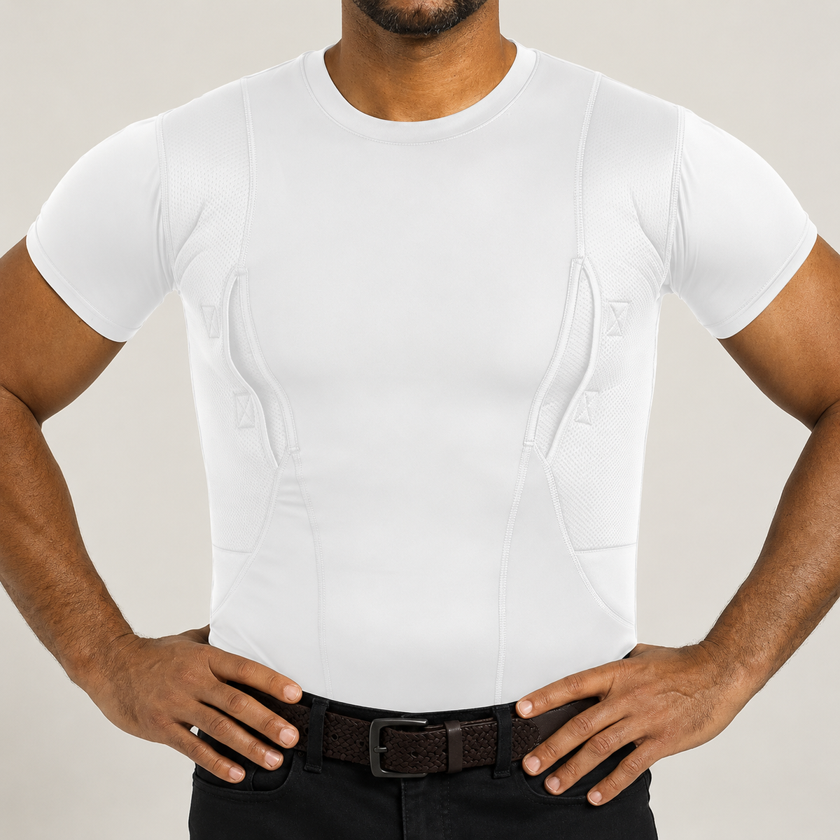 Ambidextrous Concealed Carry Compression Shirt