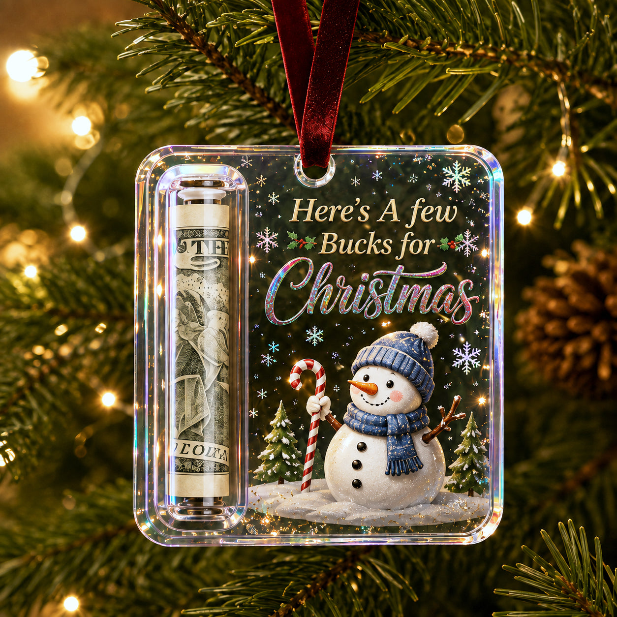 🎄Christmas Cash Gift Ornament- Make Cash Feel Like A Real Christmas Gift💵