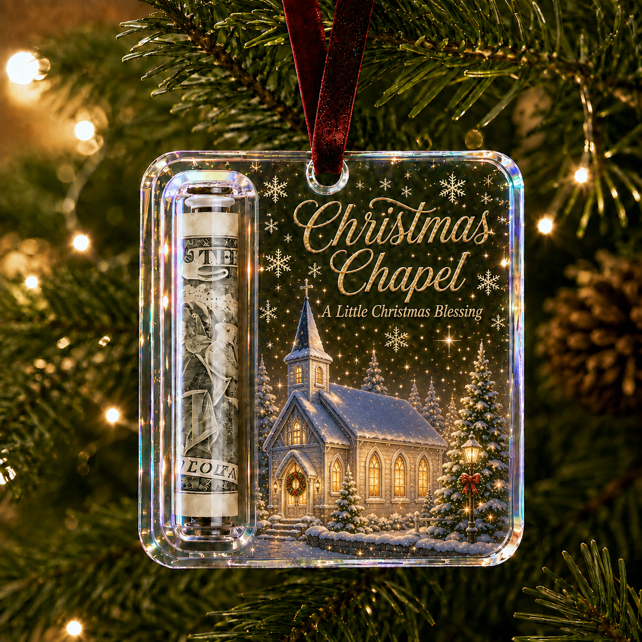 🎄Christmas Cash Gift Ornament- Make Cash Feel Like A Real Christmas Gift💵