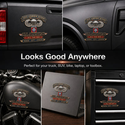 🏆Last Day Promo: 49% OFF! 🪂U.S. Army 82nd Airborne Division Tribute Metal Car Emblem