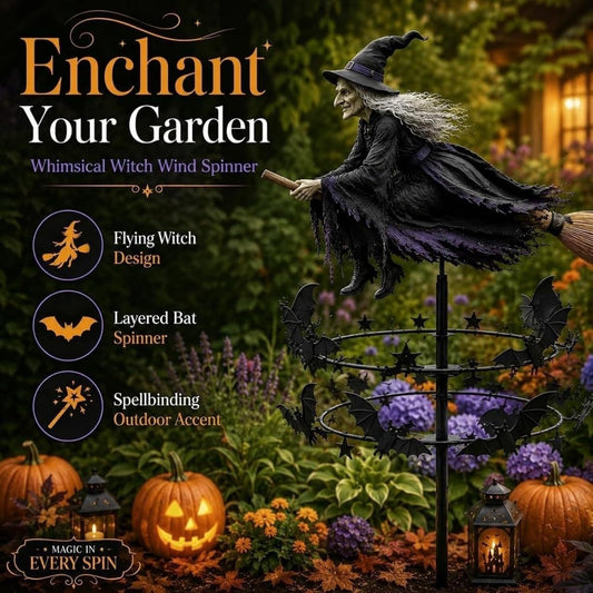🔥Last Day 60% OFF 🧙‍♀️ The Enchanted Witch Garden Wind Spinner