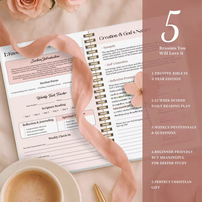The Bible in a Year for Women: 52-Week Guided Study