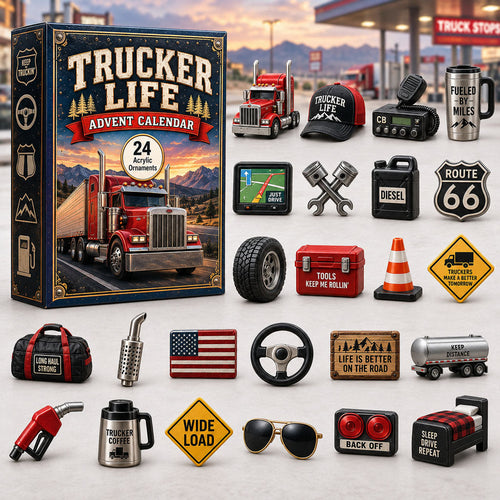 CHRISTMAS KICKOFF 49% OFF - Trucker Life Advent Calendar 2026 - 24-Day Festive Countdown
