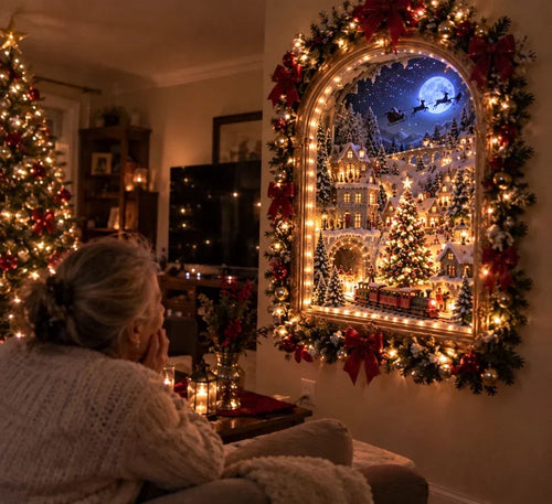✨ Last Day – 49% Off!✨-The Christmas Portal™ – Animated Christmas Village