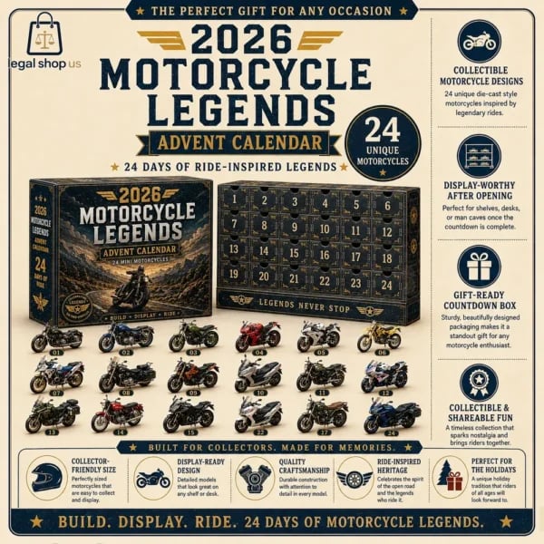 🛵🚗 High Sales 2026 Motorcycle & Classic American Cars Advent Calendar