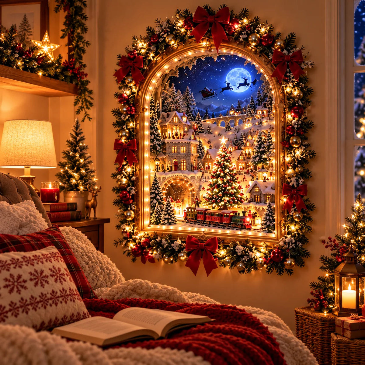 ✨ Last Day – 49% Off!✨-The Christmas Portal™ – Animated Christmas Village