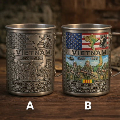 🔥LAST DAY 49% OFF 🎖️Vietnam Veteran Honor Coffee Mug – 1955-1975 Service Tribute