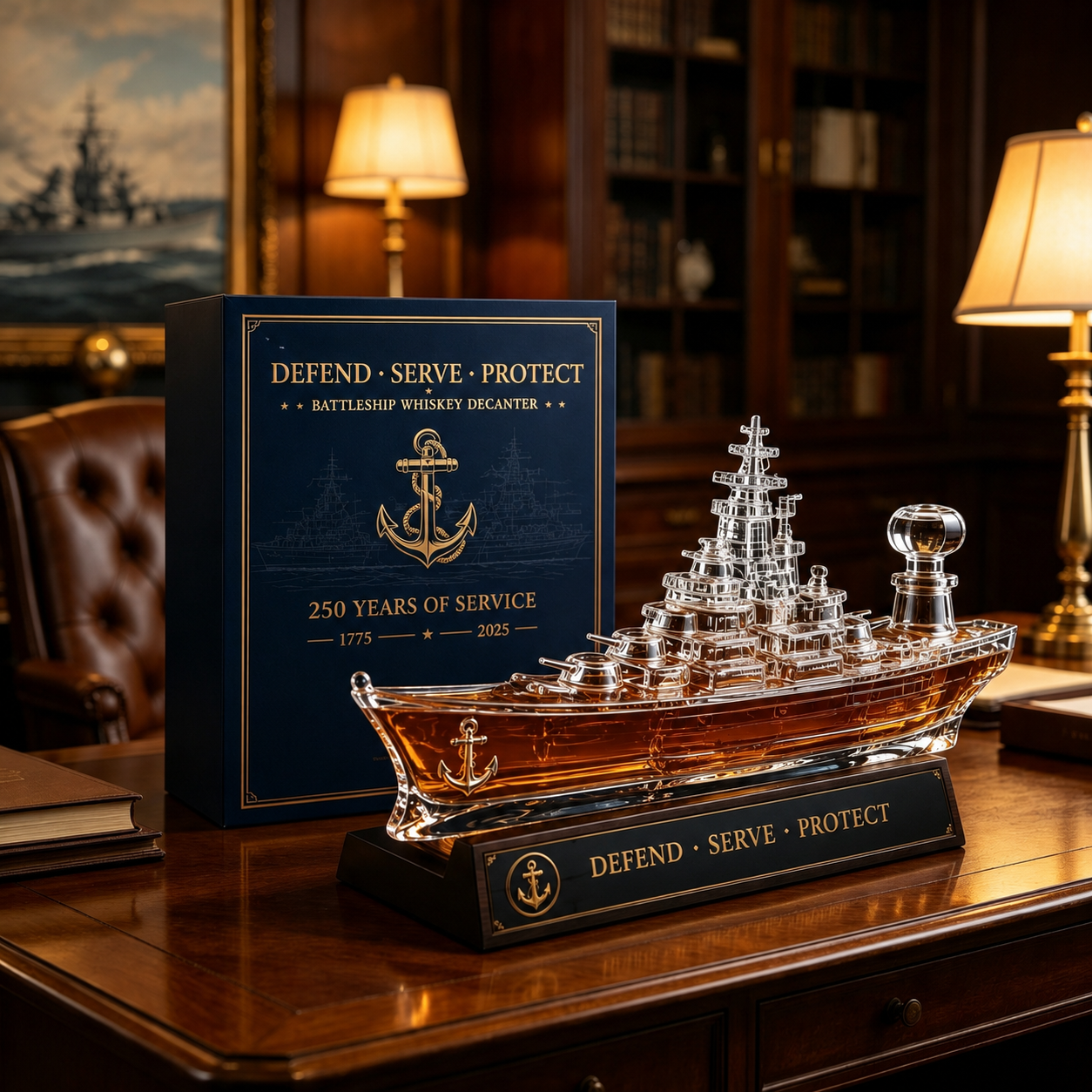 ⚓ 2026 Battleship Whiskey Decanter