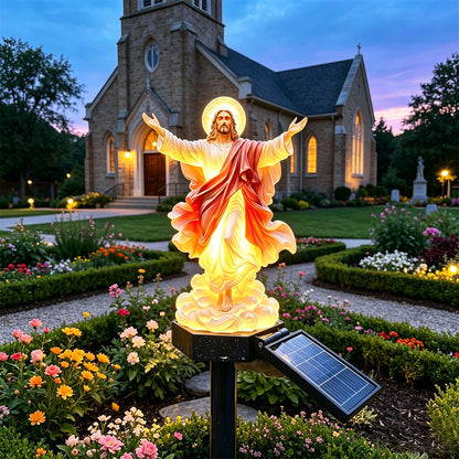 TODAY'S SPECIAL OFFER-50% OFF🔥 JESUS CHRIST ASCENSION SOLAR GARDEN LIGHT