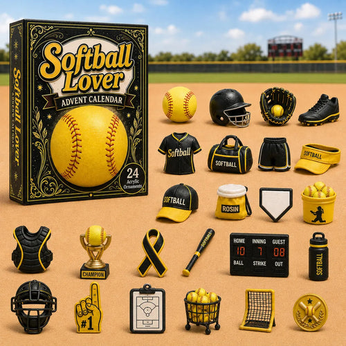 🔥🎁Softball Lover Advent Calendar 2026 - 24-Day Festive Countdown