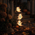 👻 Solar Halloween Little Ghost Garden Stake Light