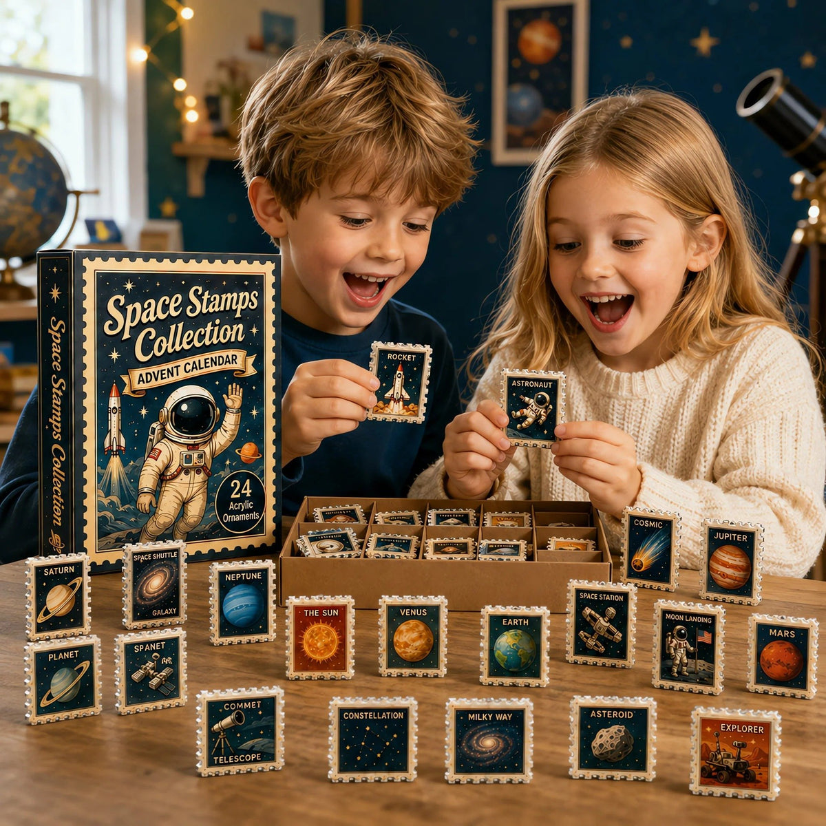 🌌 Explore the Infinite Cosmos: 24 DAYS Cosmic Galaxy Advent Calendar
