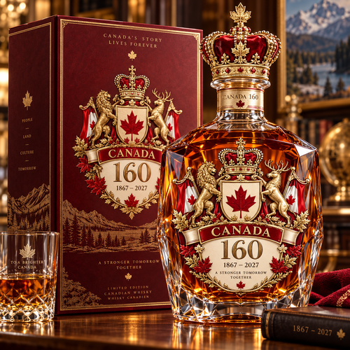 🔥 LIMITED-TIME 50% OFF | 🍁🇨🇦 Canada 160 Collector Decanter™ – 1867–2027 Heritage Tribute & Patriotic Keepsake ✨